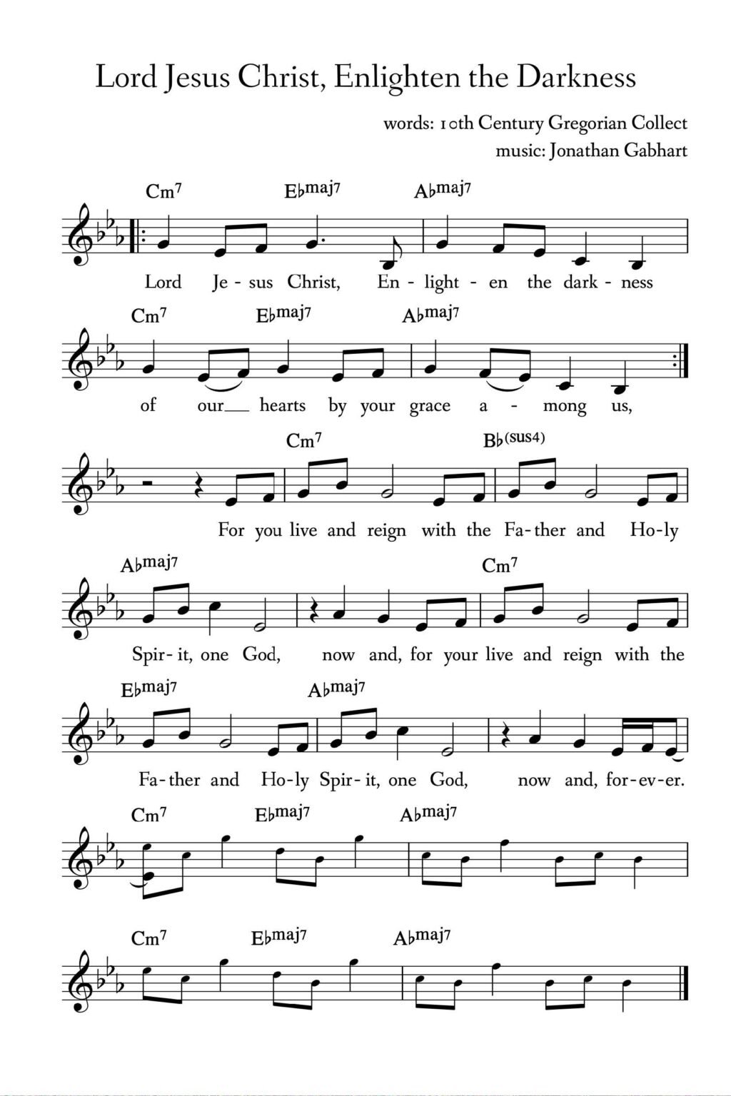 Lord Jesus Christ, Enlighten the Darkness Pillar Church