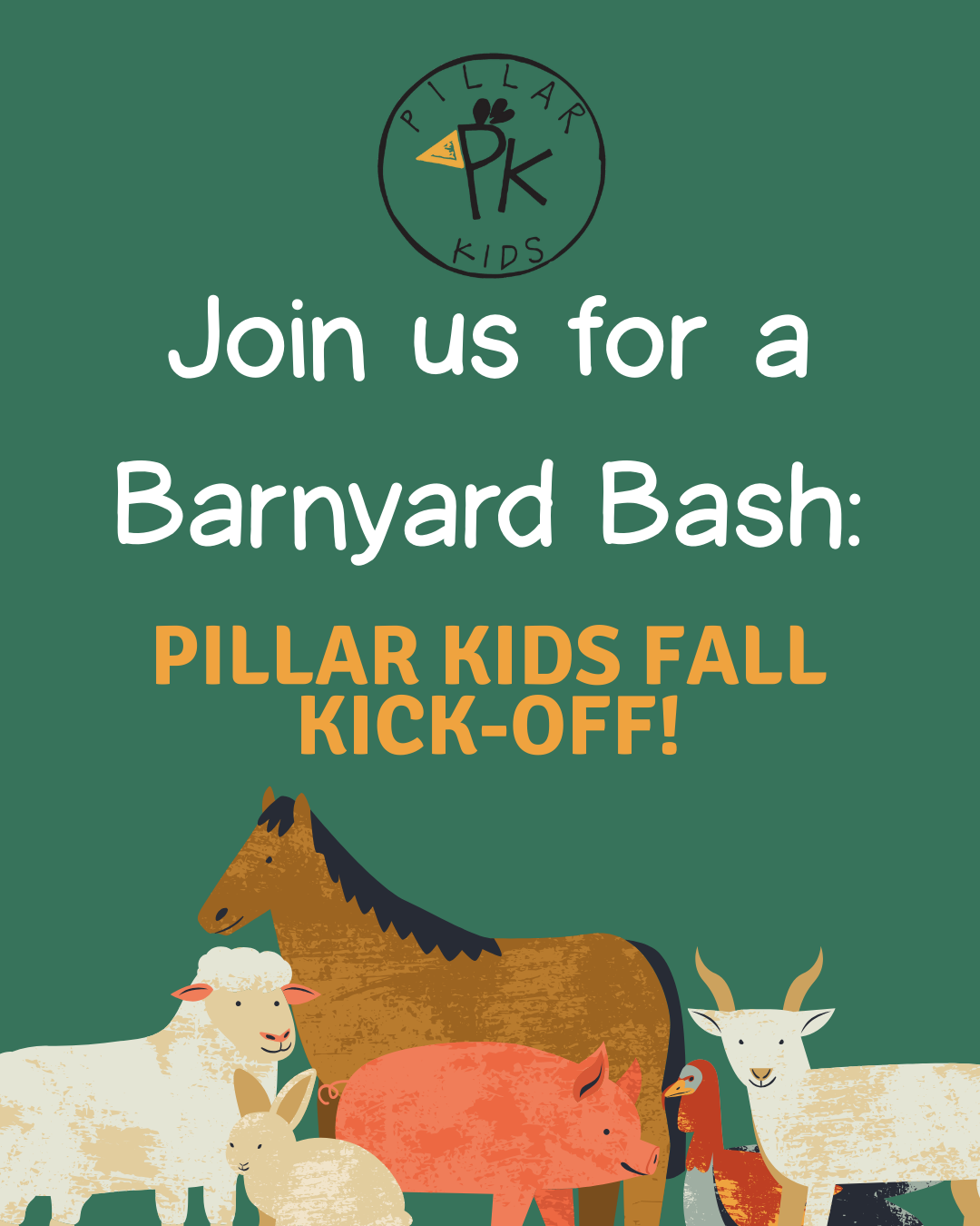 Featured image for “Pillar Kids Barnyard Bash!”