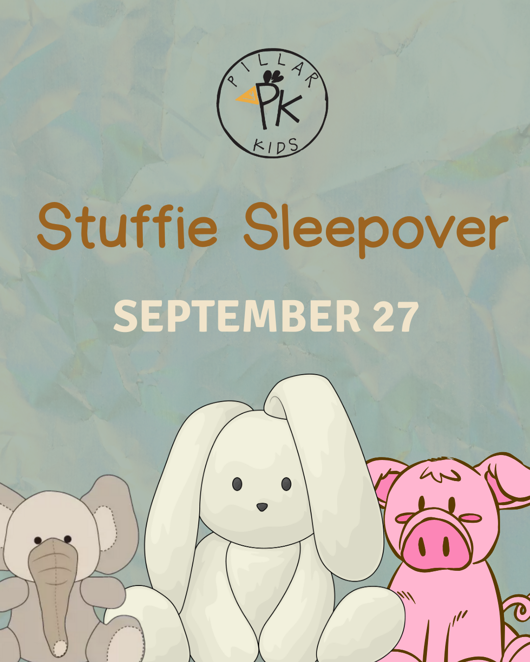 Featured image for “Stuffie Sleepover- September 27”