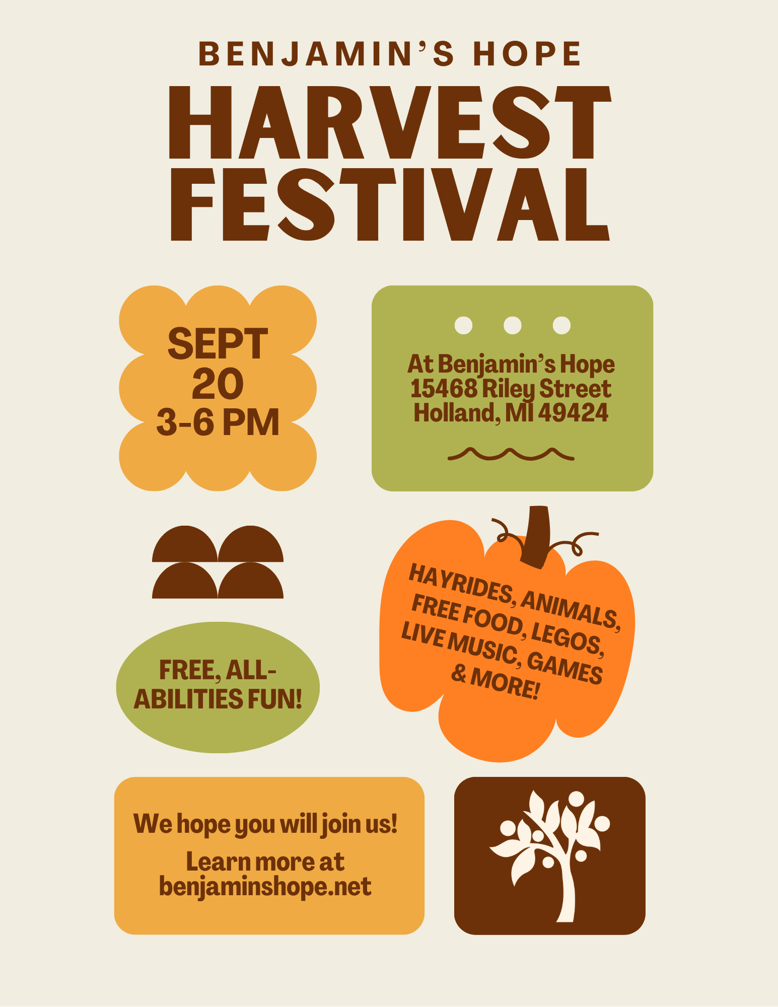 Featured image for “Benjamin’s Hope Harvest Festival”