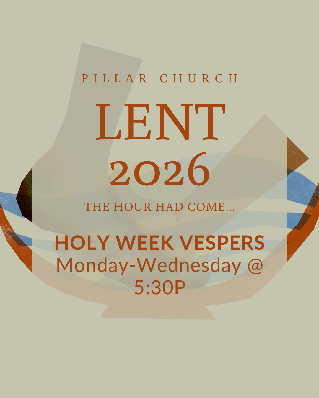 Featured image for “Holy Week Vespers: March 30-April 1”