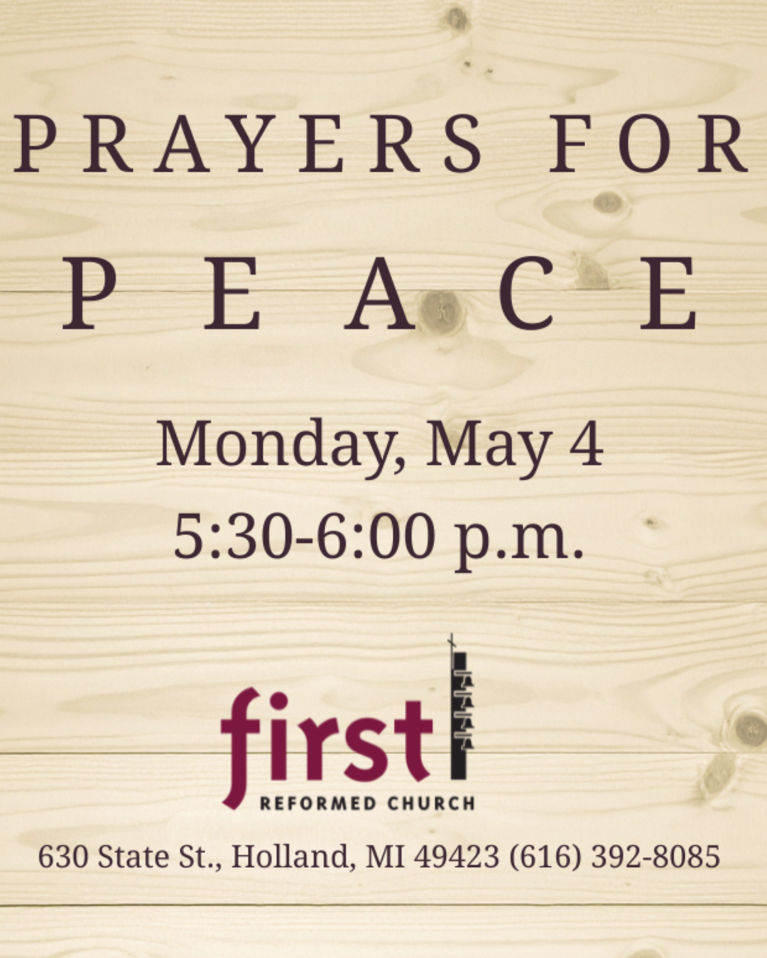 Featured image for “Prayers for Peace”