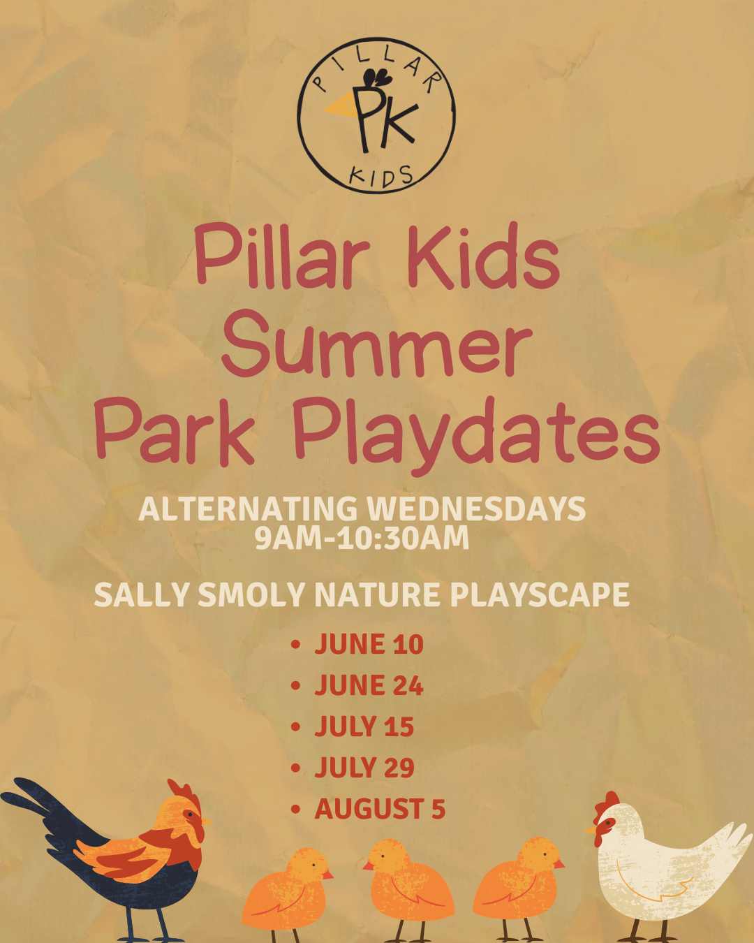 Featured image for “Pillar Kids Summer Park Playdates”