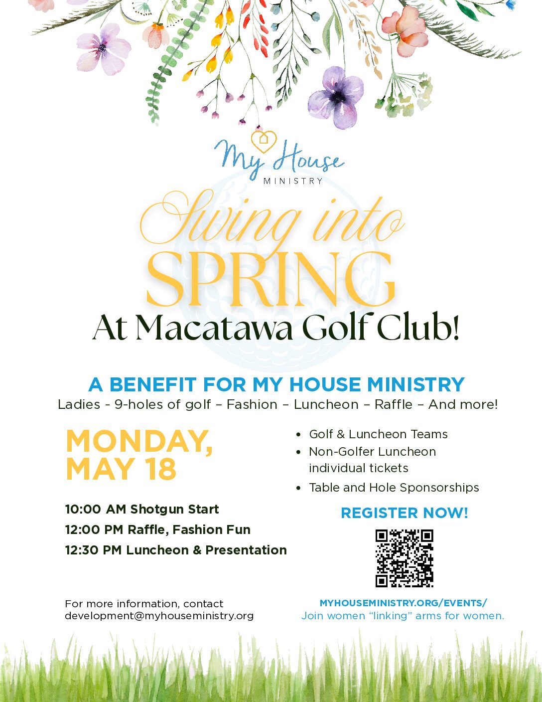 Featured image for “Swing Into Spring Ladies Golf and Luncheon-  My House Ministry”