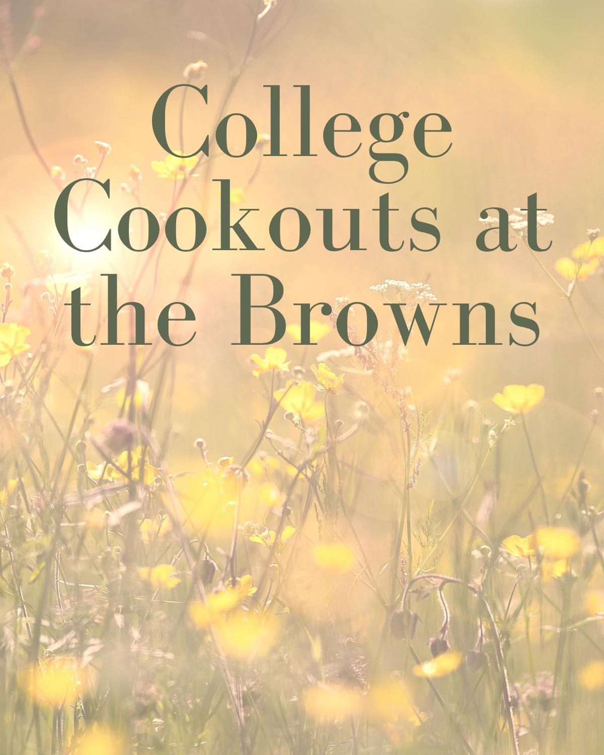 Featured image for “College Cookout”