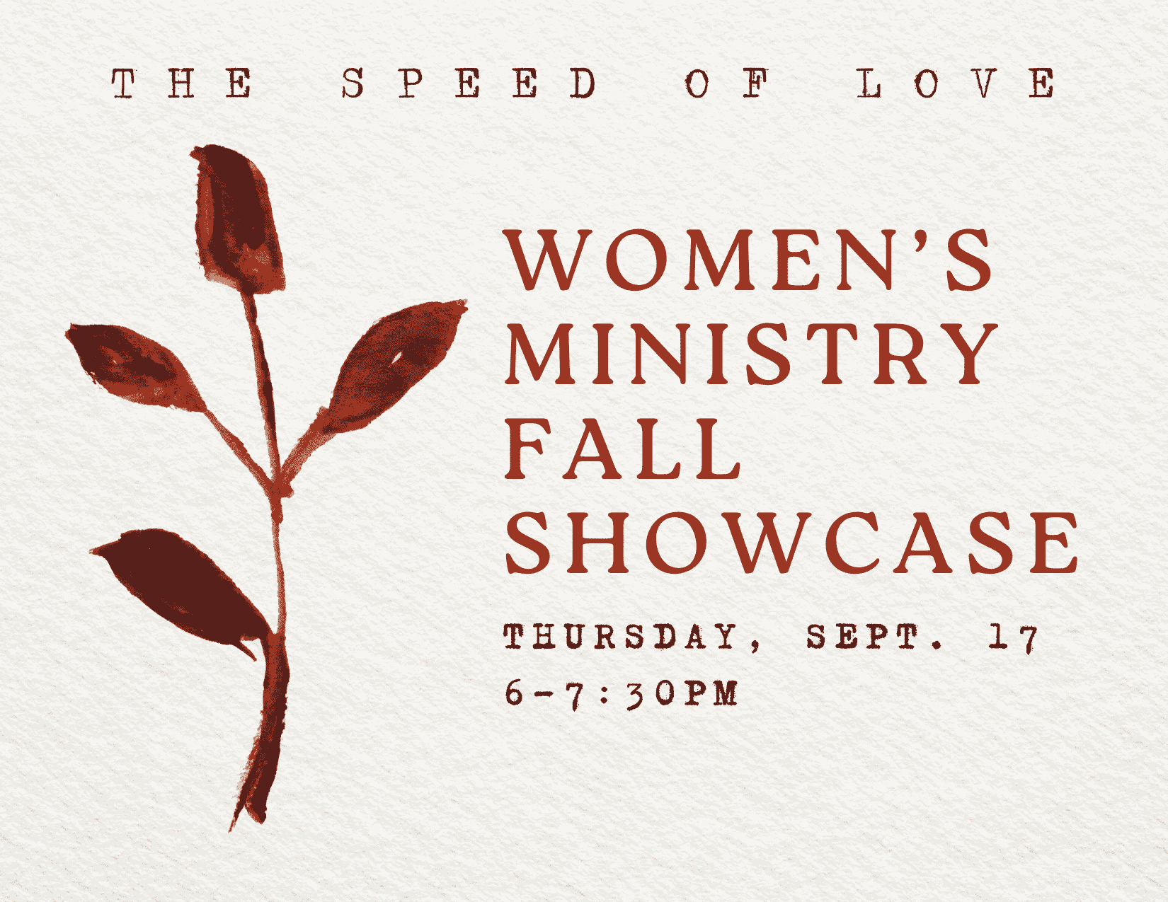 Women’s Ministry Fall Showcase